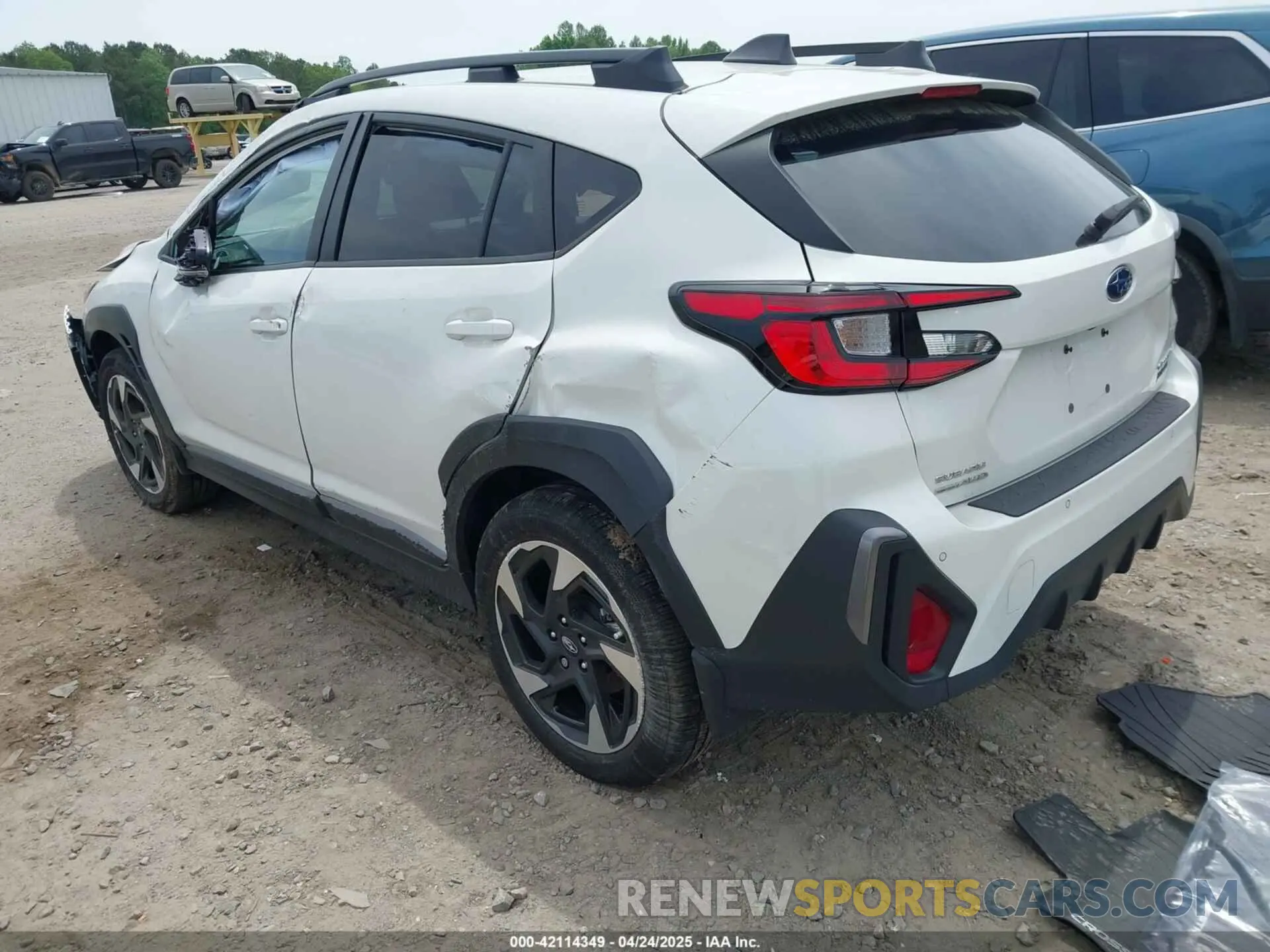 3 fotografías del automóvil dañado 4S4GUHM63R3718634 SUBARU CROSSTREK 2024