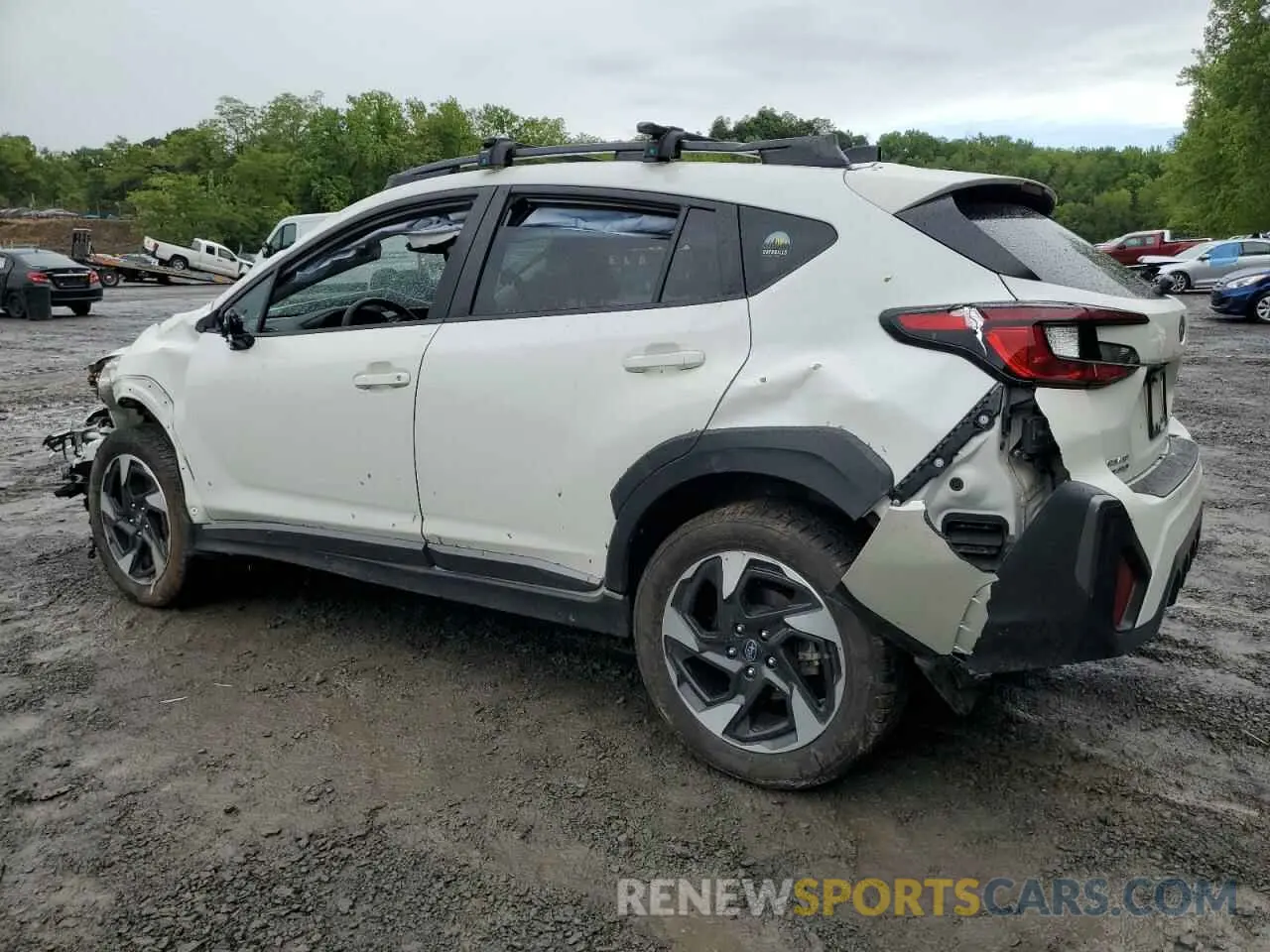 2 fotografías del automóvil dañado 4S4GUHM64R3705844 SUBARU CROSSTREK 2024