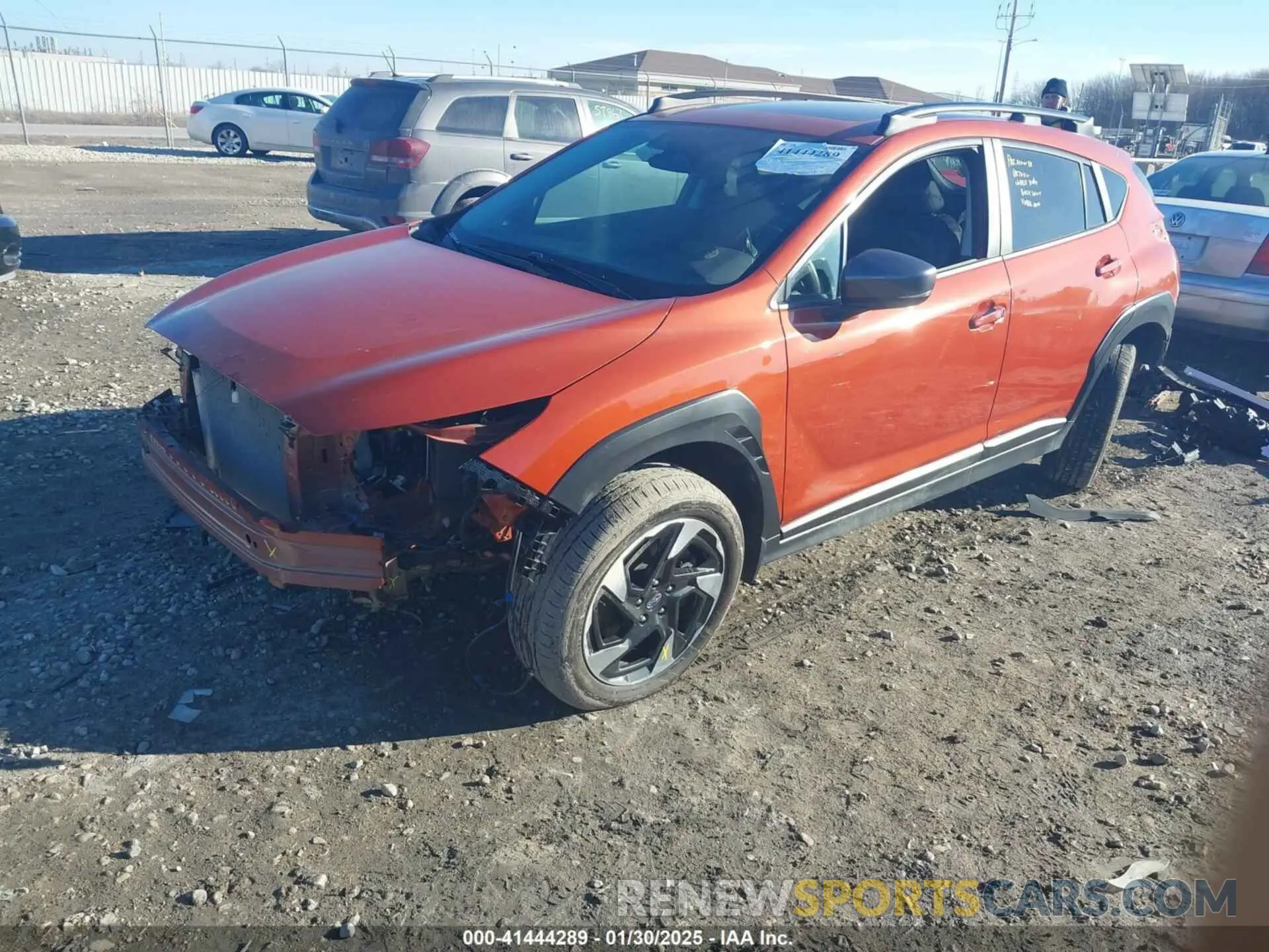 2 fotografías del automóvil dañado 4S4GUHM64R3741730 SUBARU CROSSTREK 2024