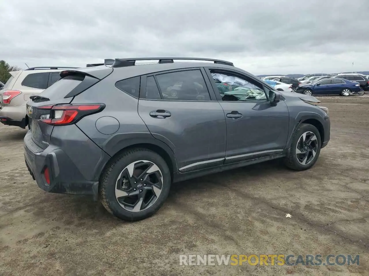 3 fotografías del automóvil dañado 4S4GUHM65R3751800 SUBARU CROSSTREK 2024