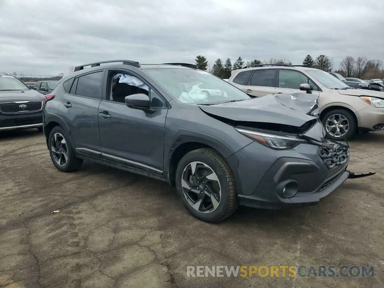 4 fotografías del automóvil dañado 4S4GUHM65R3751800 SUBARU CROSSTREK 2024