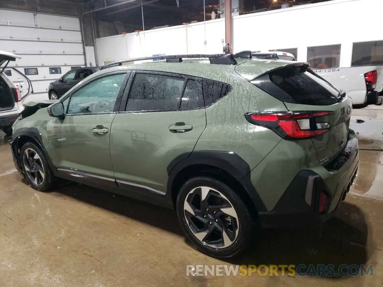 2 fotografías del automóvil dañado 4S4GUHM66R3716568 SUBARU CROSSTREK 2024