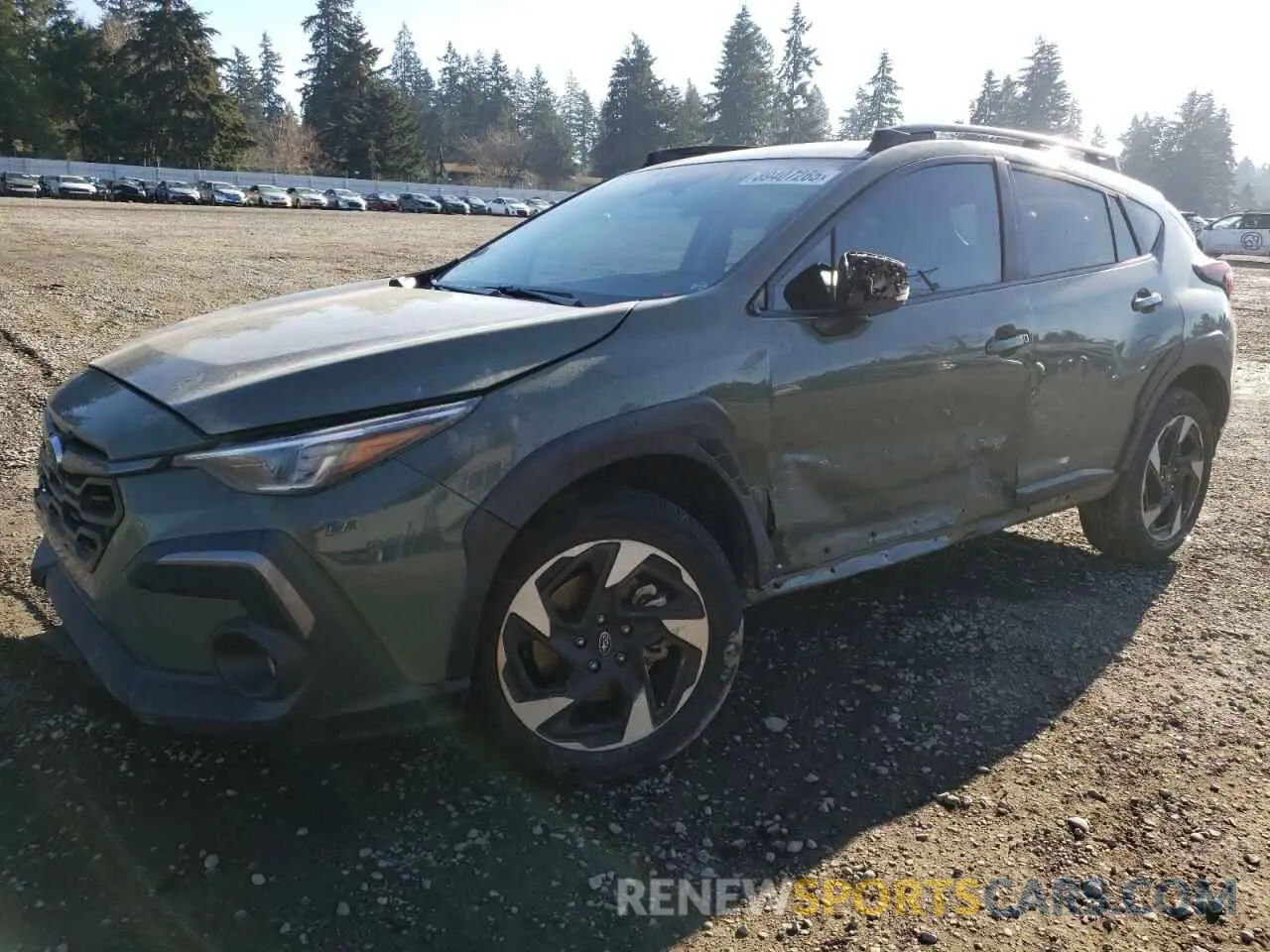 1 fotografías del automóvil dañado 4S4GUHM67R3777587 SUBARU CROSSTREK 2024