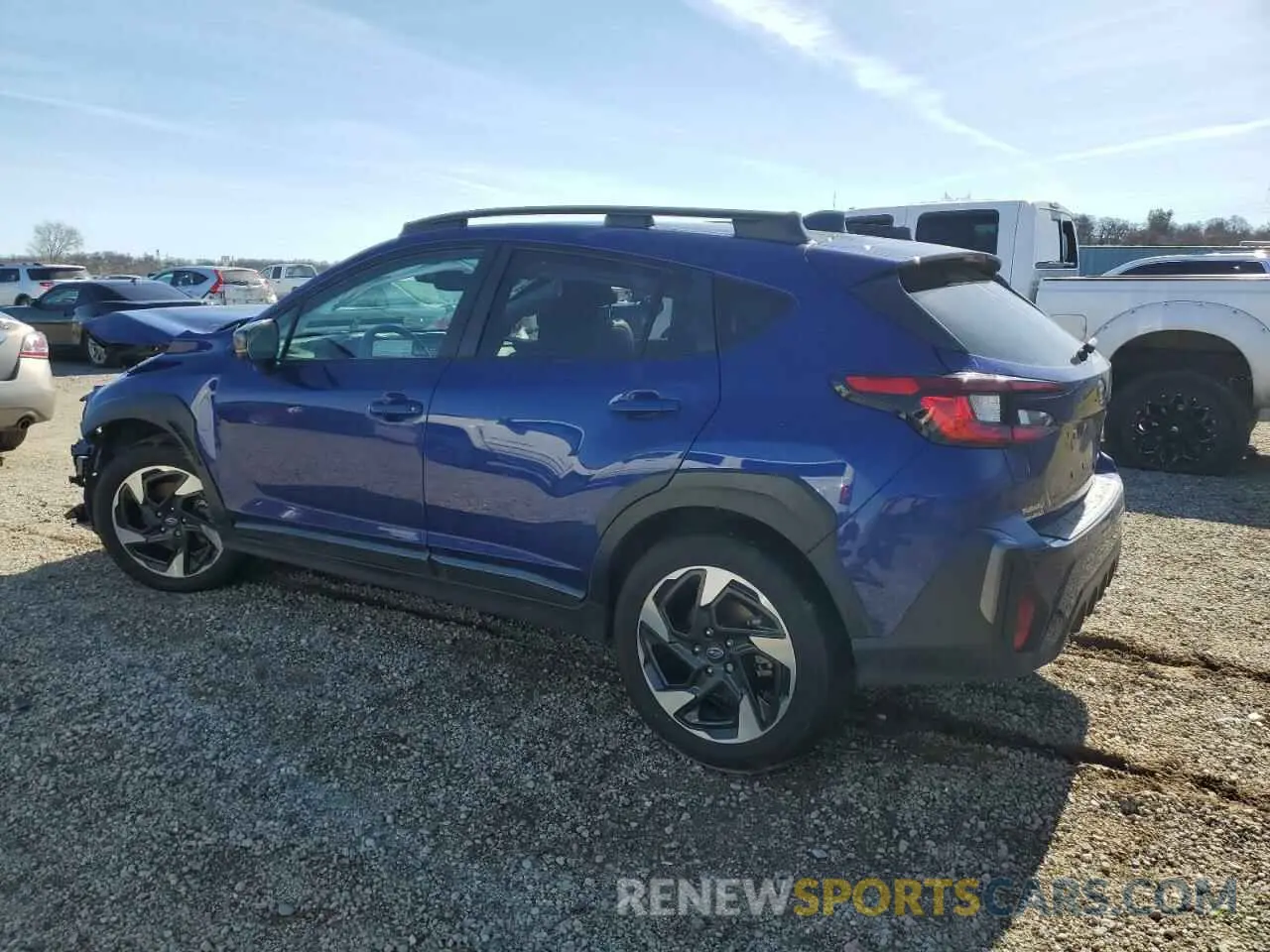2 fotografías del automóvil dañado 4S4GUHM68R3707869 SUBARU CROSSTREK 2024