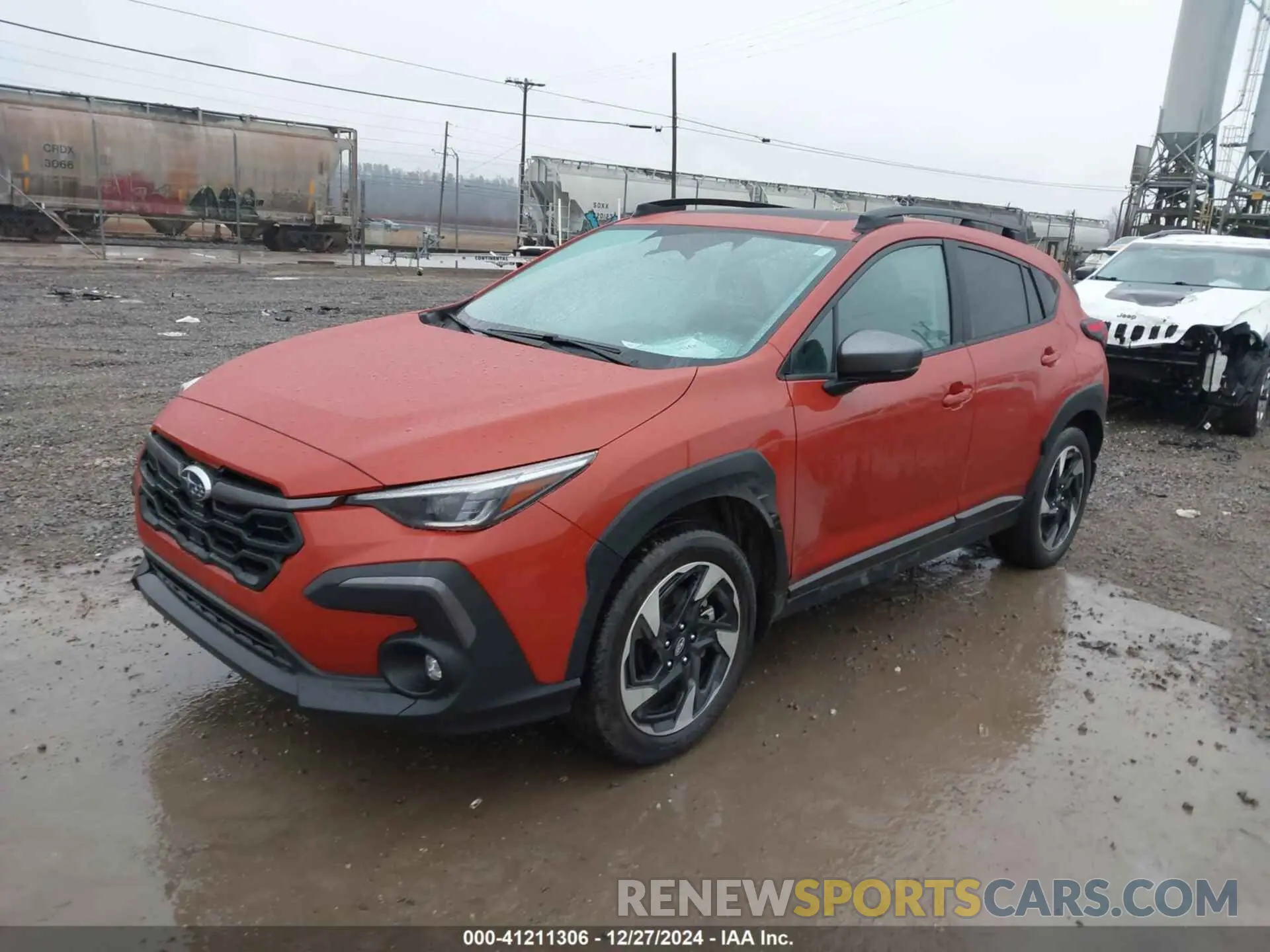 2 fotografías del automóvil dañado 4S4GUHM68R3827431 SUBARU CROSSTREK 2024