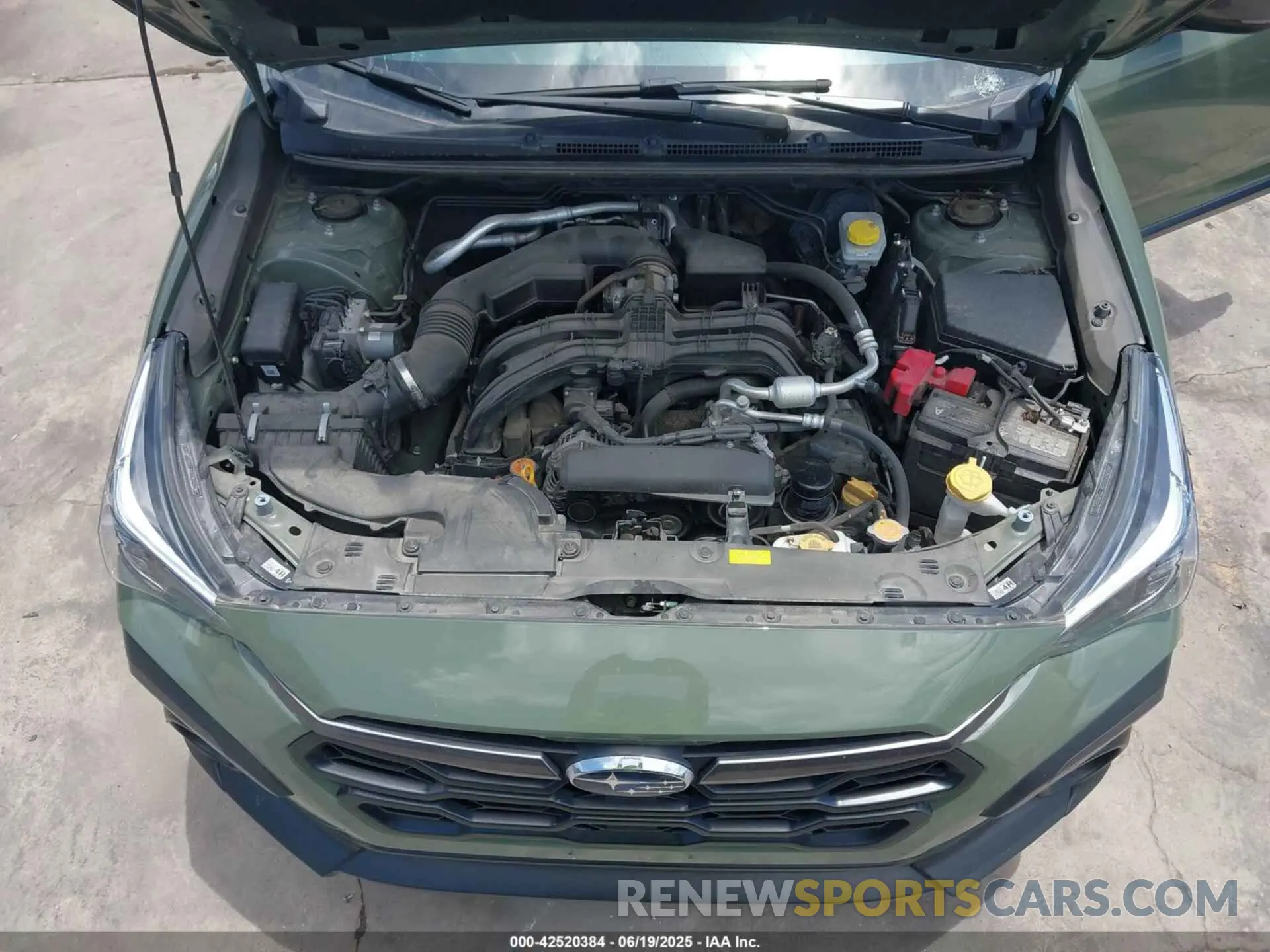 10 fotografías del automóvil dañado 4S4GUHN64R3741001 SUBARU CROSSTREK 2024