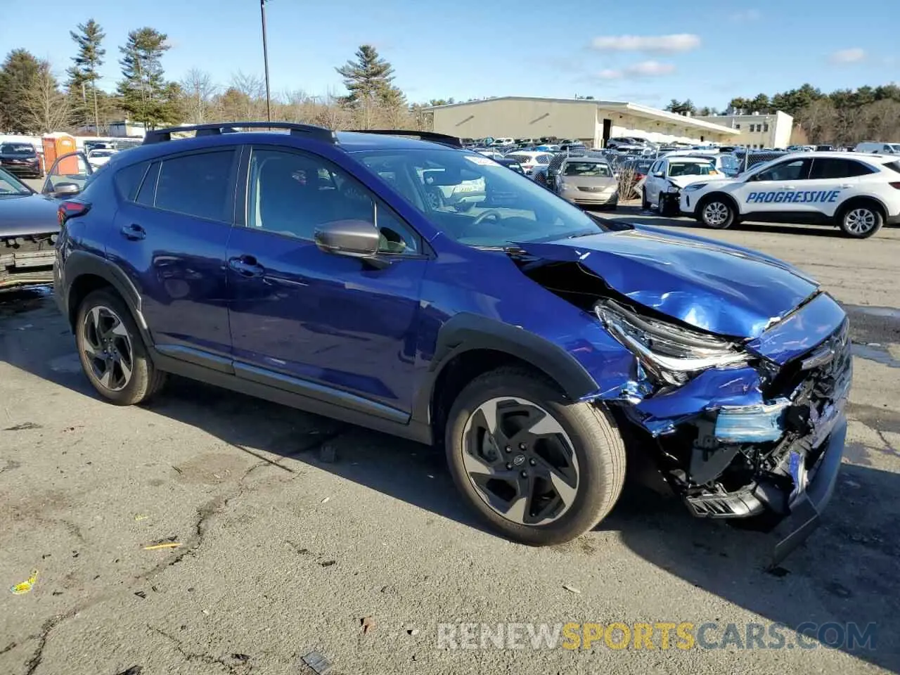 4 fotografías del automóvil dañado 4S4GUHN69R3709287 SUBARU CROSSTREK 2024