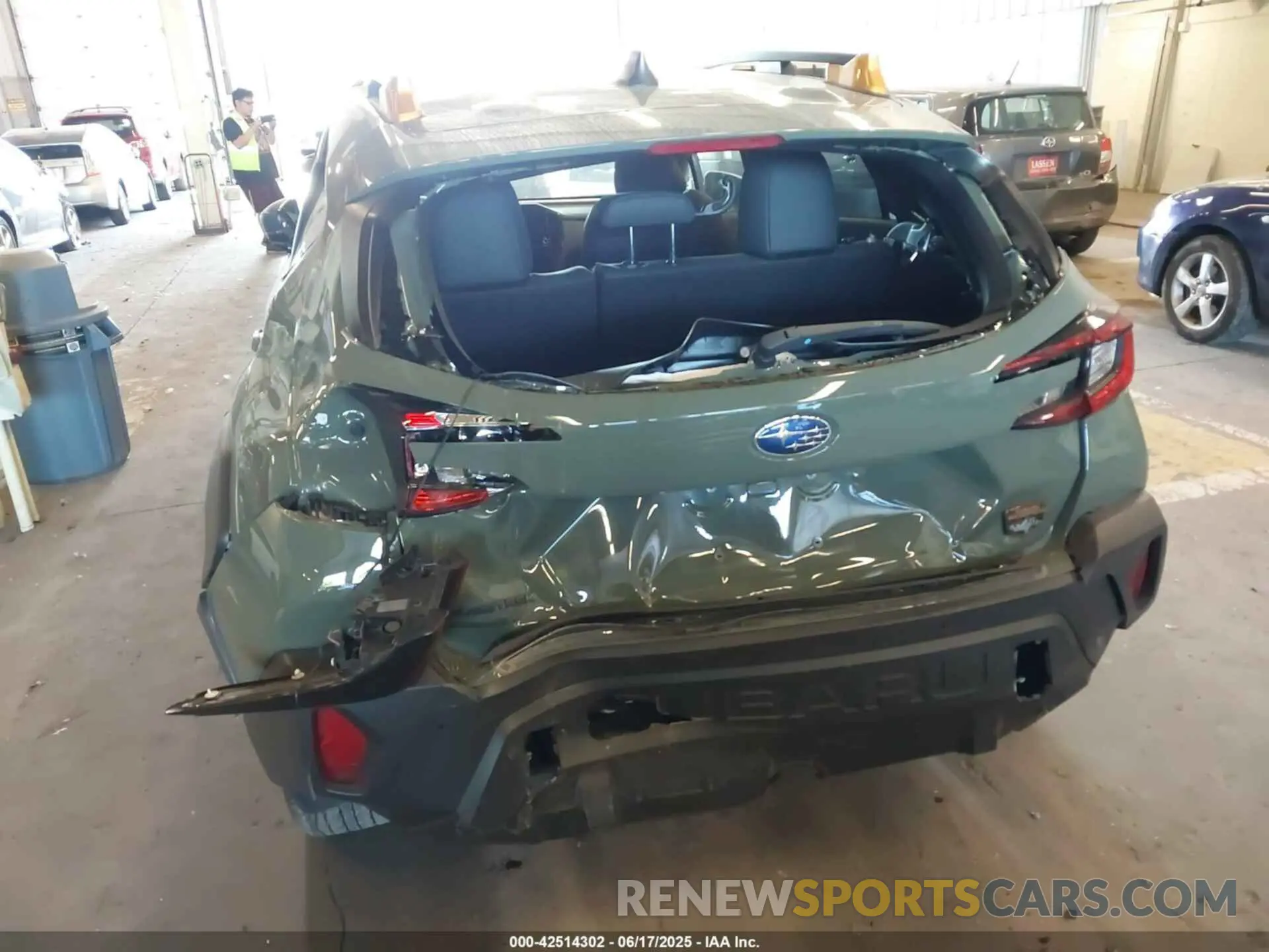 6 fotografías del automóvil dañado 4S4GUHT60R3831877 SUBARU CROSSTREK 2024