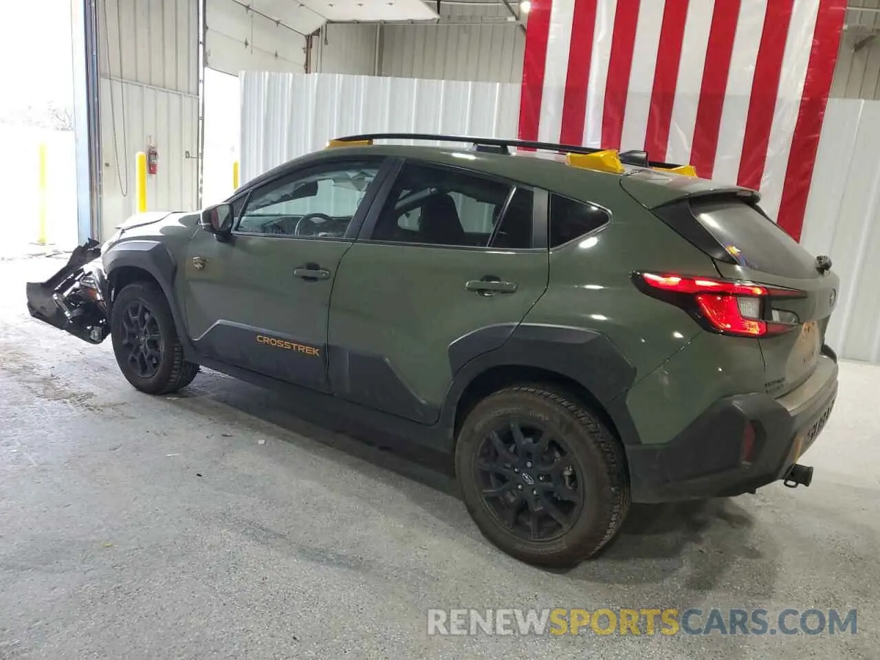 2 fotografías del automóvil dañado 4S4GUHT68R3731526 SUBARU CROSSTREK 2024