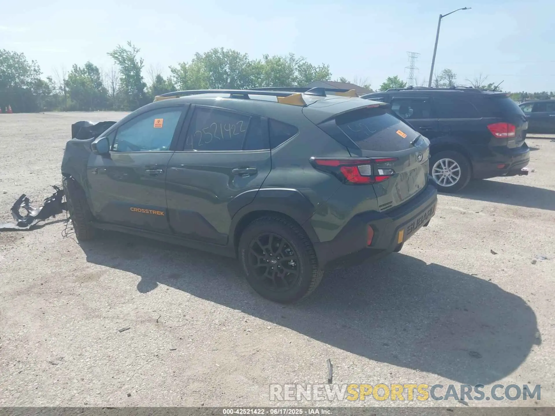 3 fotografías del automóvil dañado 4S4GUHU61R3831868 SUBARU CROSSTREK 2024