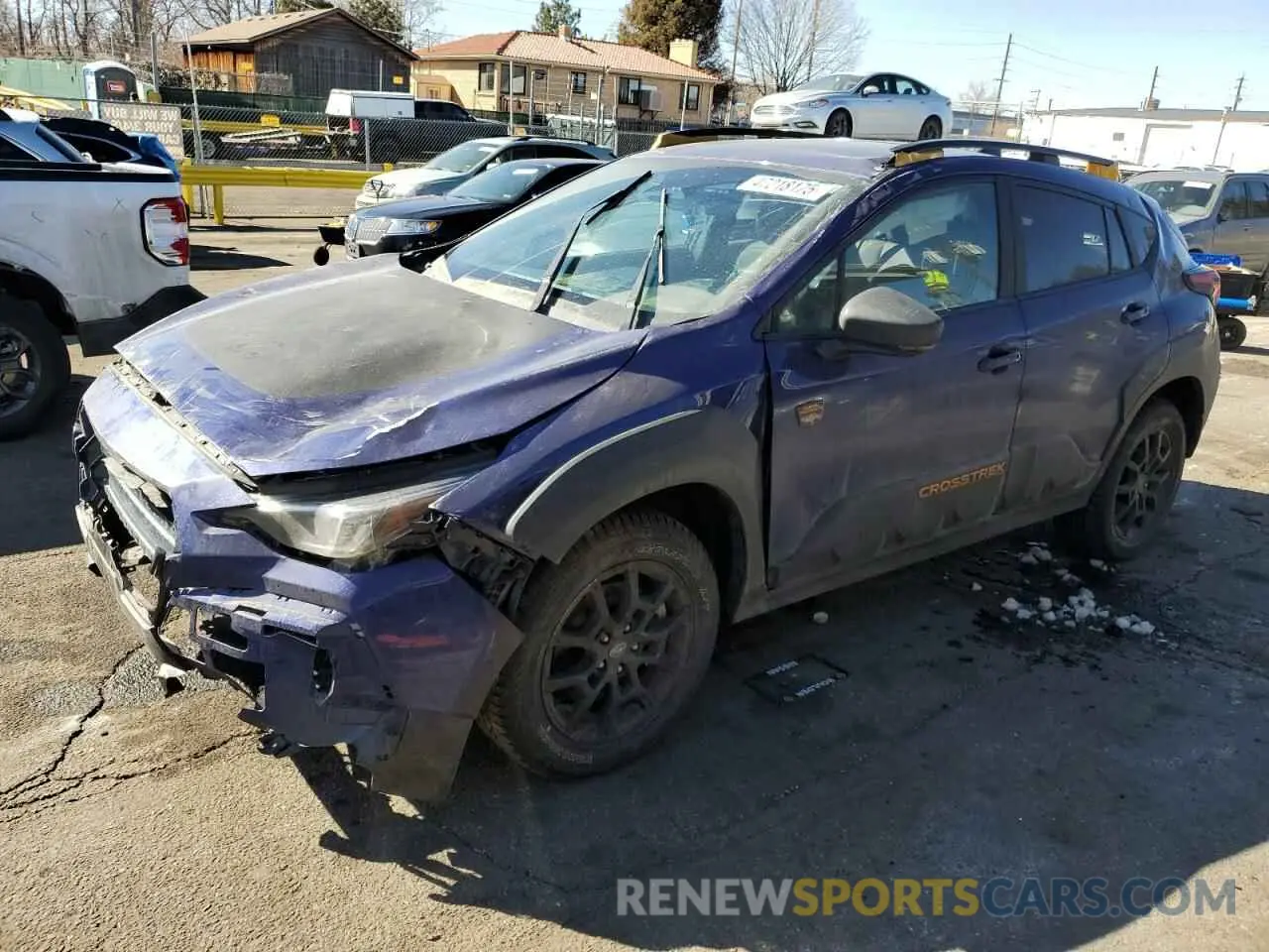 1 fotografías del automóvil dañado 4S4GUHU63R3842175 SUBARU CROSSTREK 2024