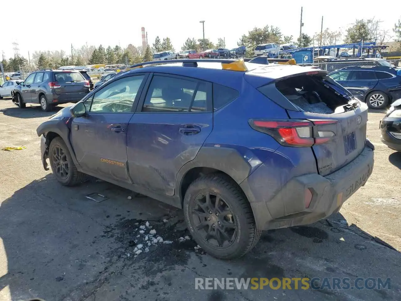 2 fotografías del automóvil dañado 4S4GUHU63R3842175 SUBARU CROSSTREK 2024