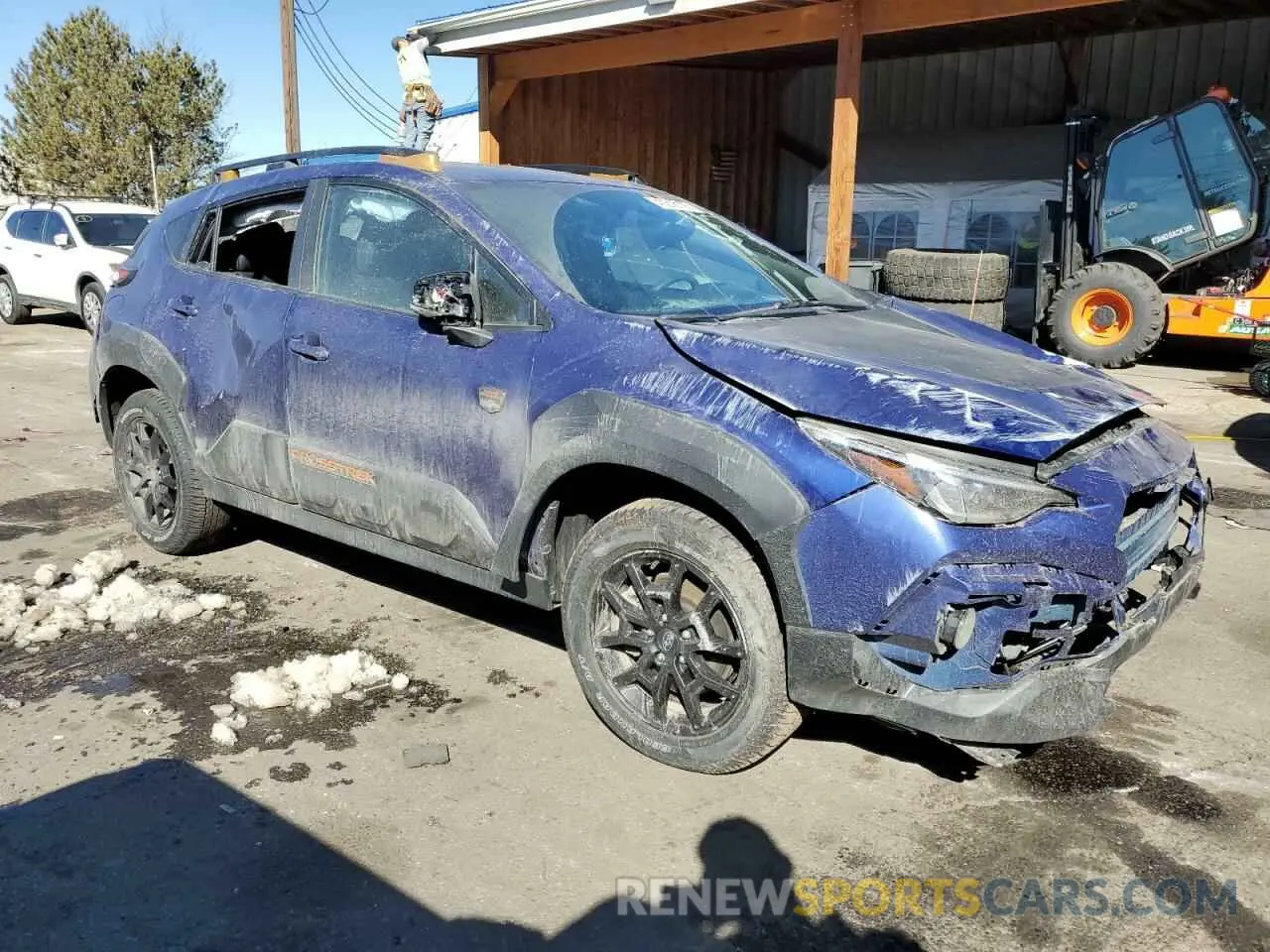 4 fotografías del automóvil dañado 4S4GUHU63R3842175 SUBARU CROSSTREK 2024