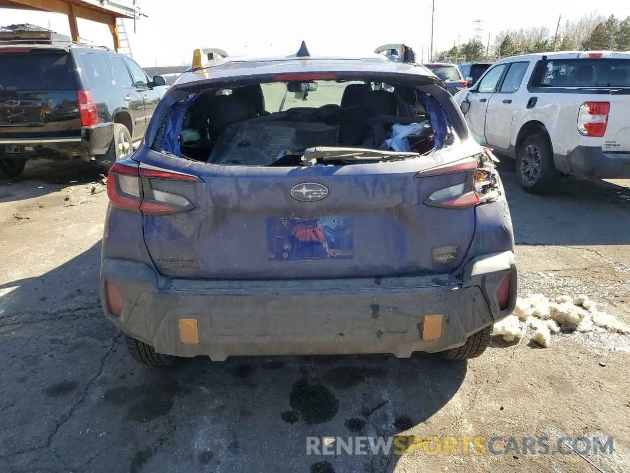 6 fotografías del automóvil dañado 4S4GUHU63R3842175 SUBARU CROSSTREK 2024
