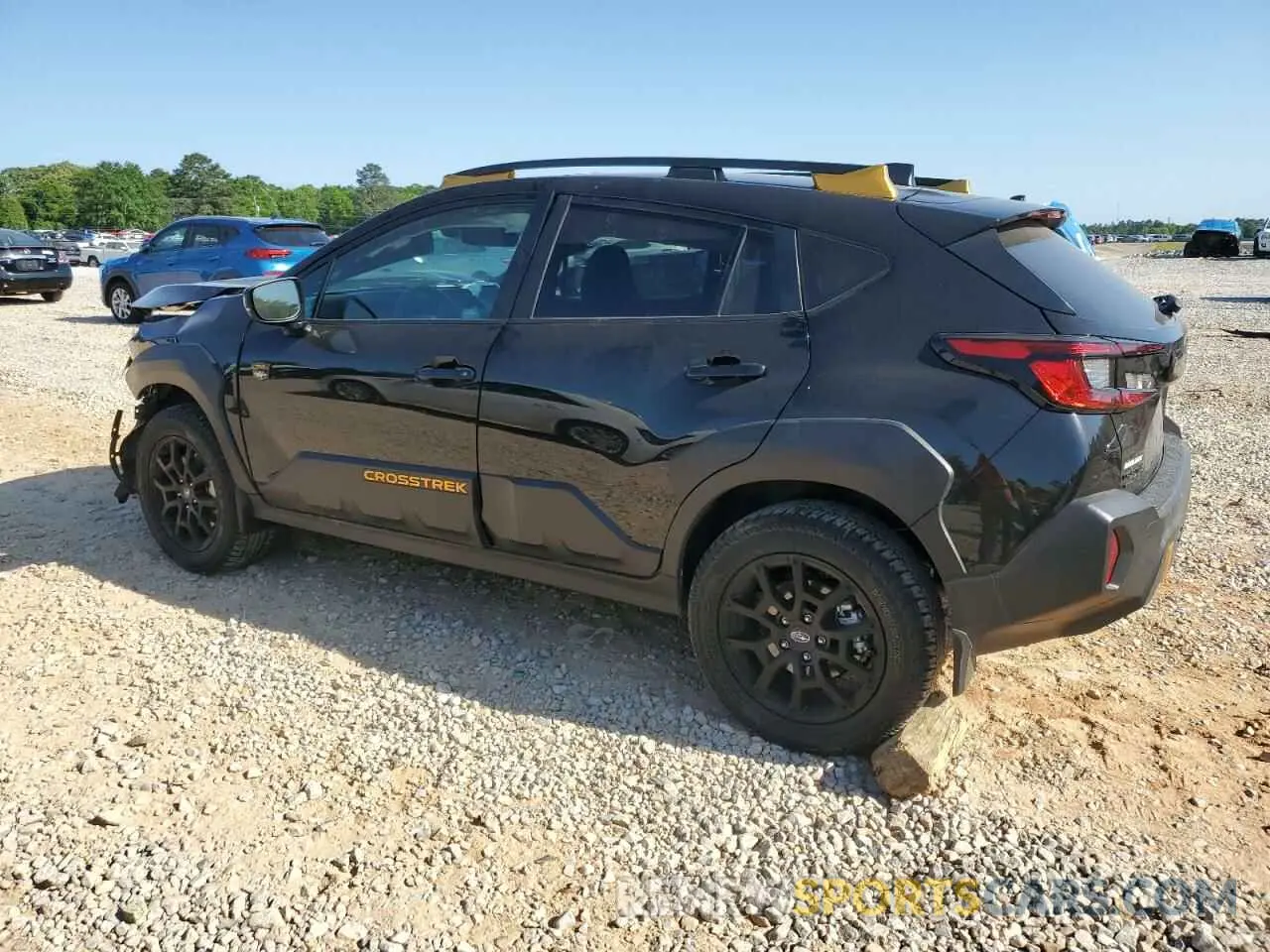 2 fotografías del automóvil dañado 4S4GUHU64R3762626 SUBARU CROSSTREK 2024