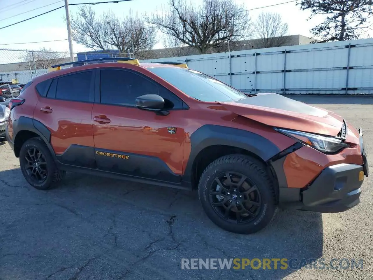 4 fotografías del automóvil dañado 4S4GUHU64R3773500 SUBARU CROSSTREK 2024