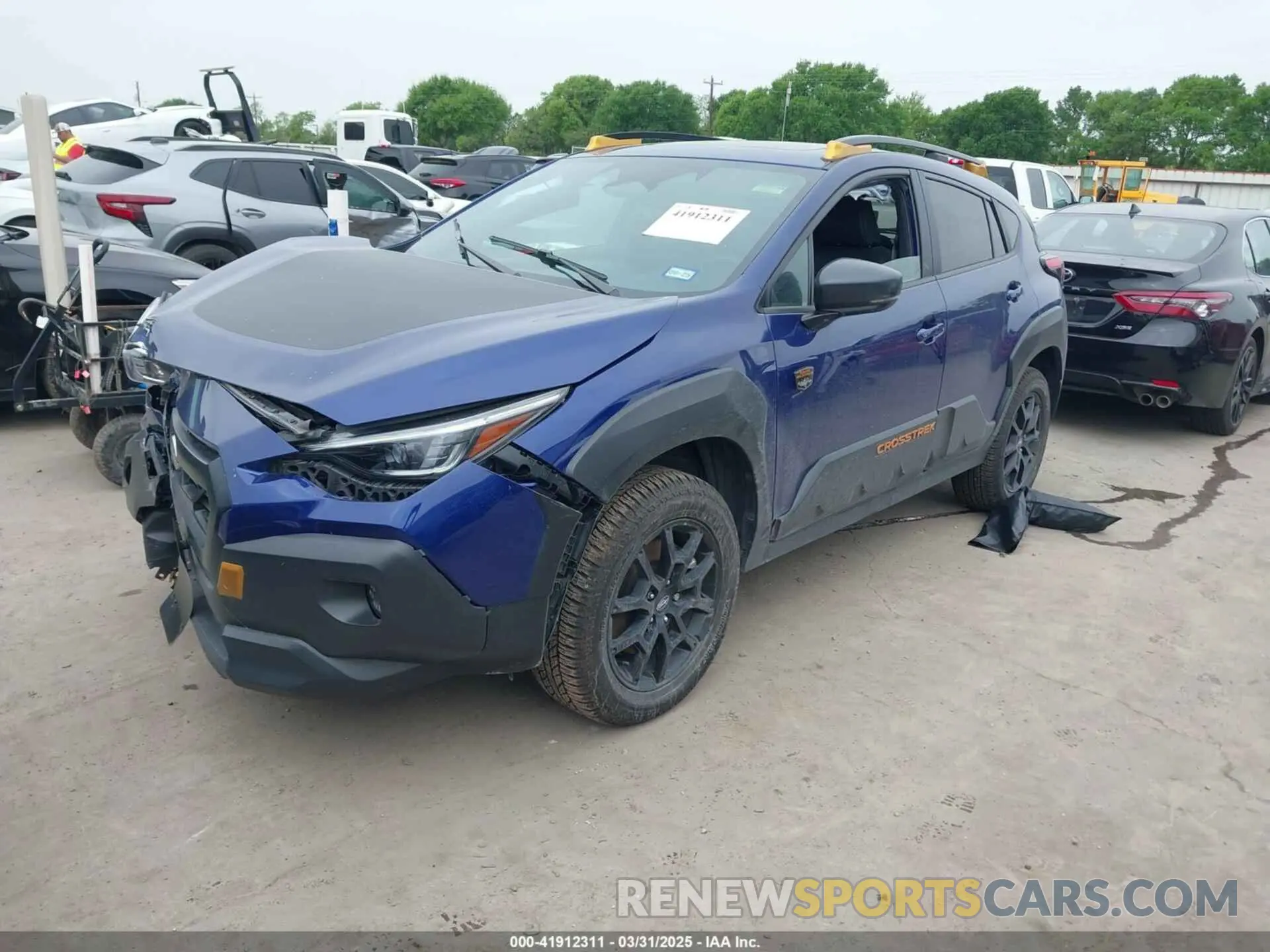 2 fotografías del automóvil dañado 4S4GUHU66R3763485 SUBARU CROSSTREK 2024