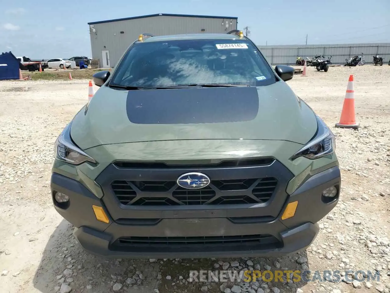 5 fotografías del automóvil dañado 4S4GUHU68R3774990 SUBARU CROSSTREK 2024