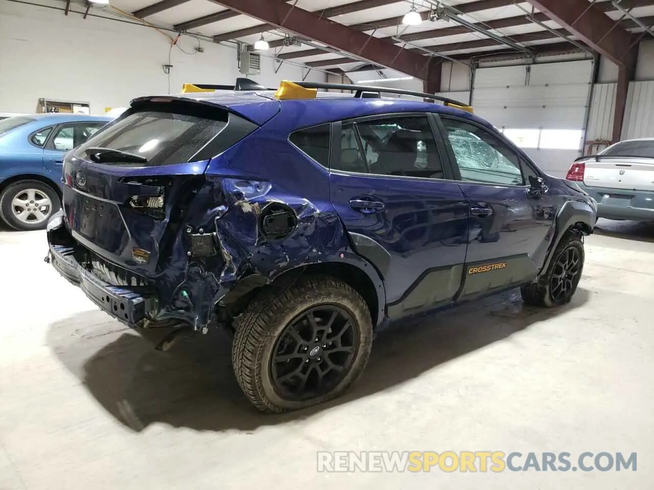 3 fotografías del automóvil dañado 4S4GUHU68R3795080 SUBARU CROSSTREK 2024