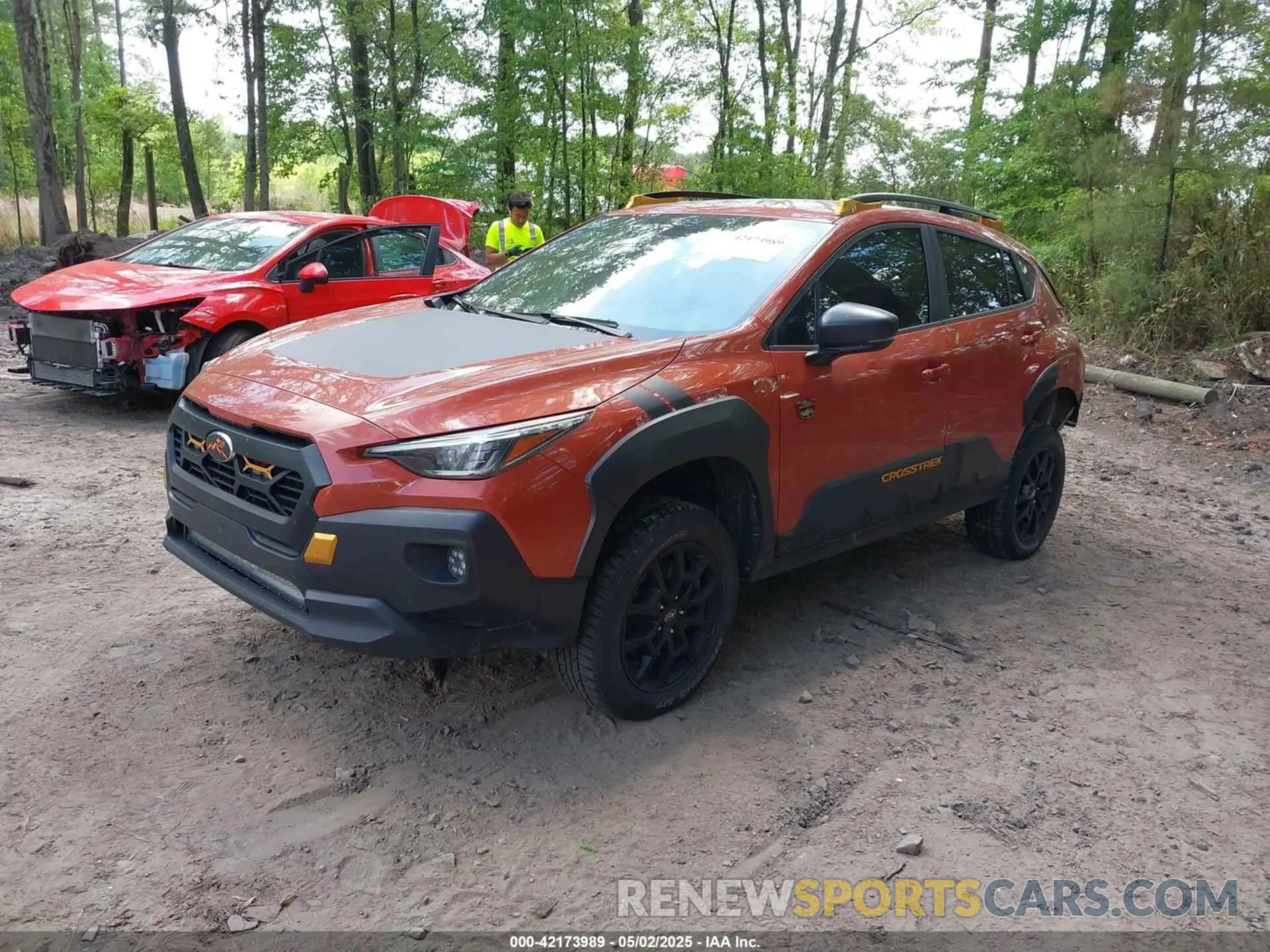 2 fotografías del automóvil dañado 4S4GUHU69R3724874 SUBARU CROSSTREK 2024