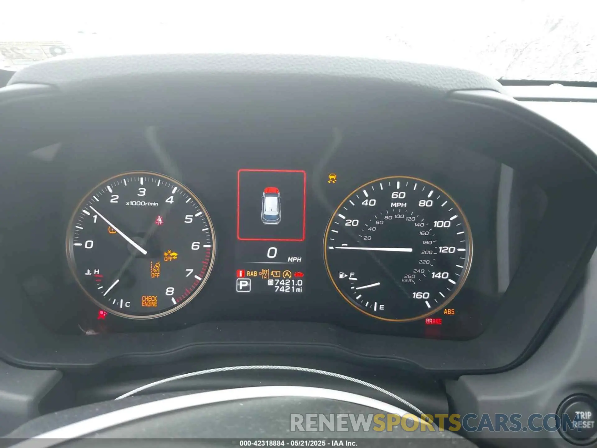 7 fotografías del automóvil dañado 4S4GUHU6XR3801851 SUBARU CROSSTREK 2024
