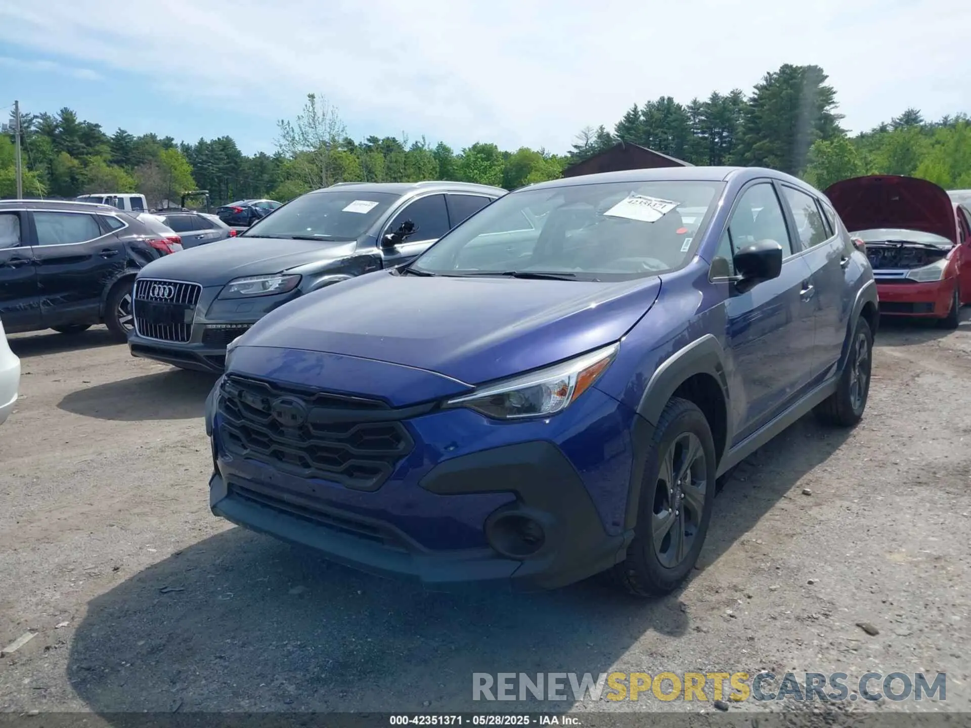 2 fotografías del automóvil dañado JF2GUABC0R8908495 SUBARU CROSSTREK 2024
