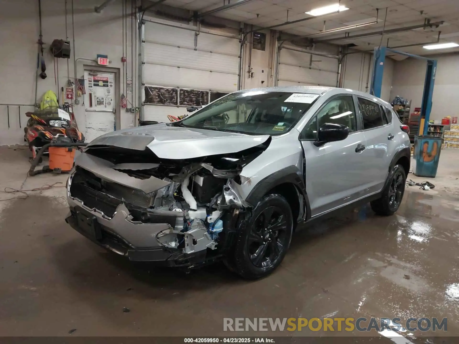 2 fotografías del automóvil dañado JF2GUABC4R8344057 SUBARU CROSSTREK 2024