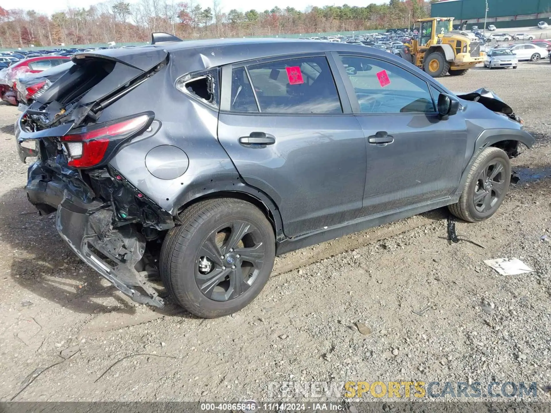 4 fotografías del automóvil dañado JF2GUABC6RH244526 SUBARU CROSSTREK 2024