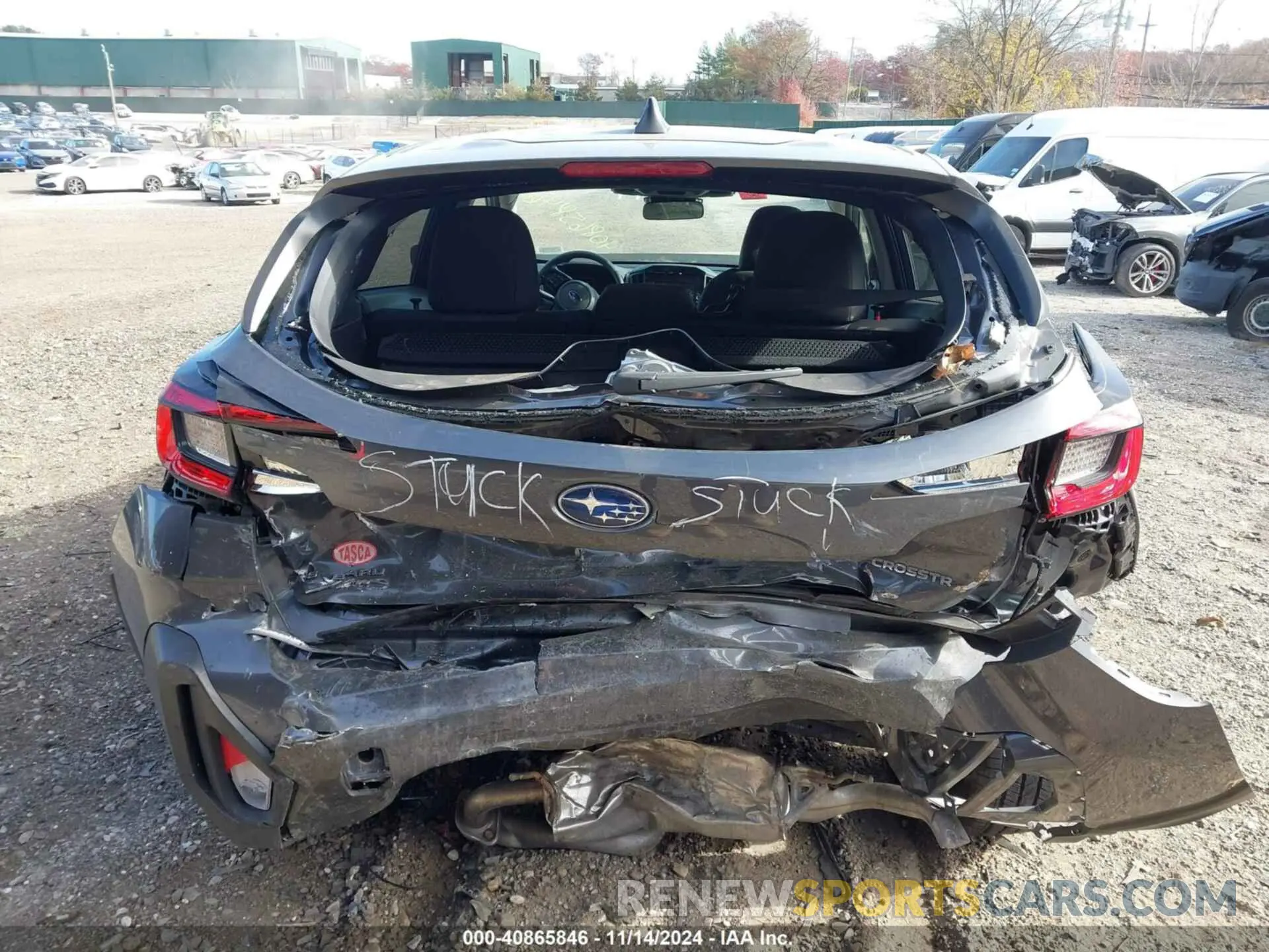6 fotografías del automóvil dañado JF2GUABC6RH244526 SUBARU CROSSTREK 2024