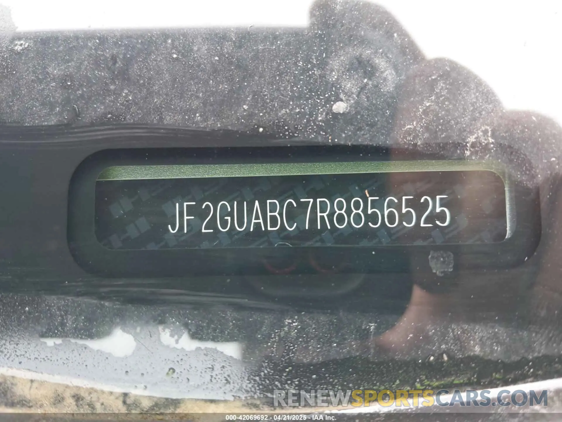 9 fotografías del automóvil dañado JF2GUABC7R8856525 SUBARU CROSSTREK 2024