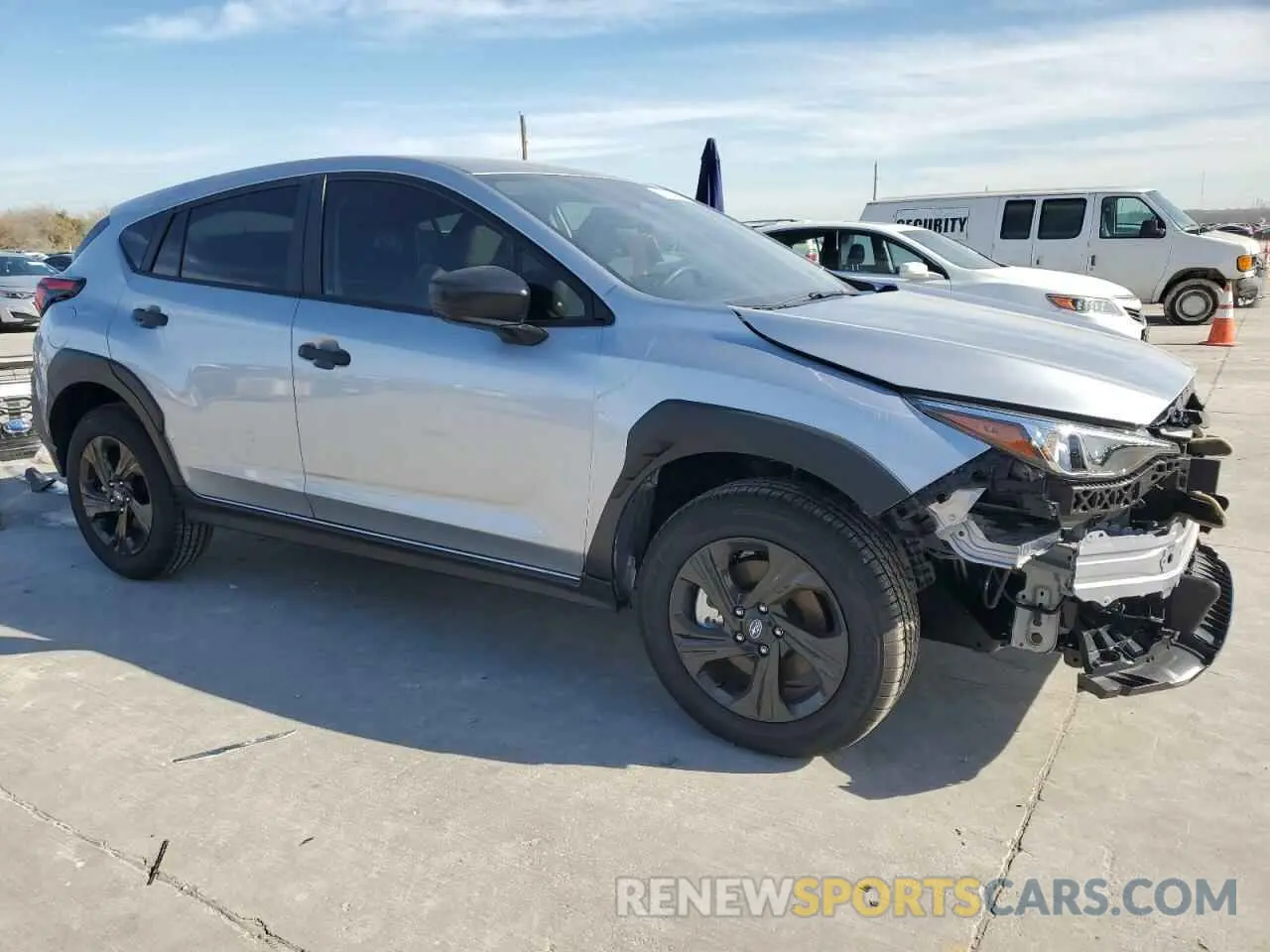 4 fotografías del automóvil dañado JF2GUABC7R8892084 SUBARU CROSSTREK 2024