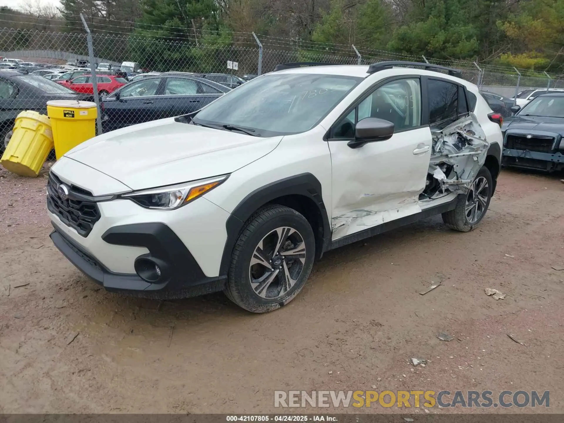 2 fotografías del automóvil dañado JF2GUADC0R8251789 SUBARU CROSSTREK 2024