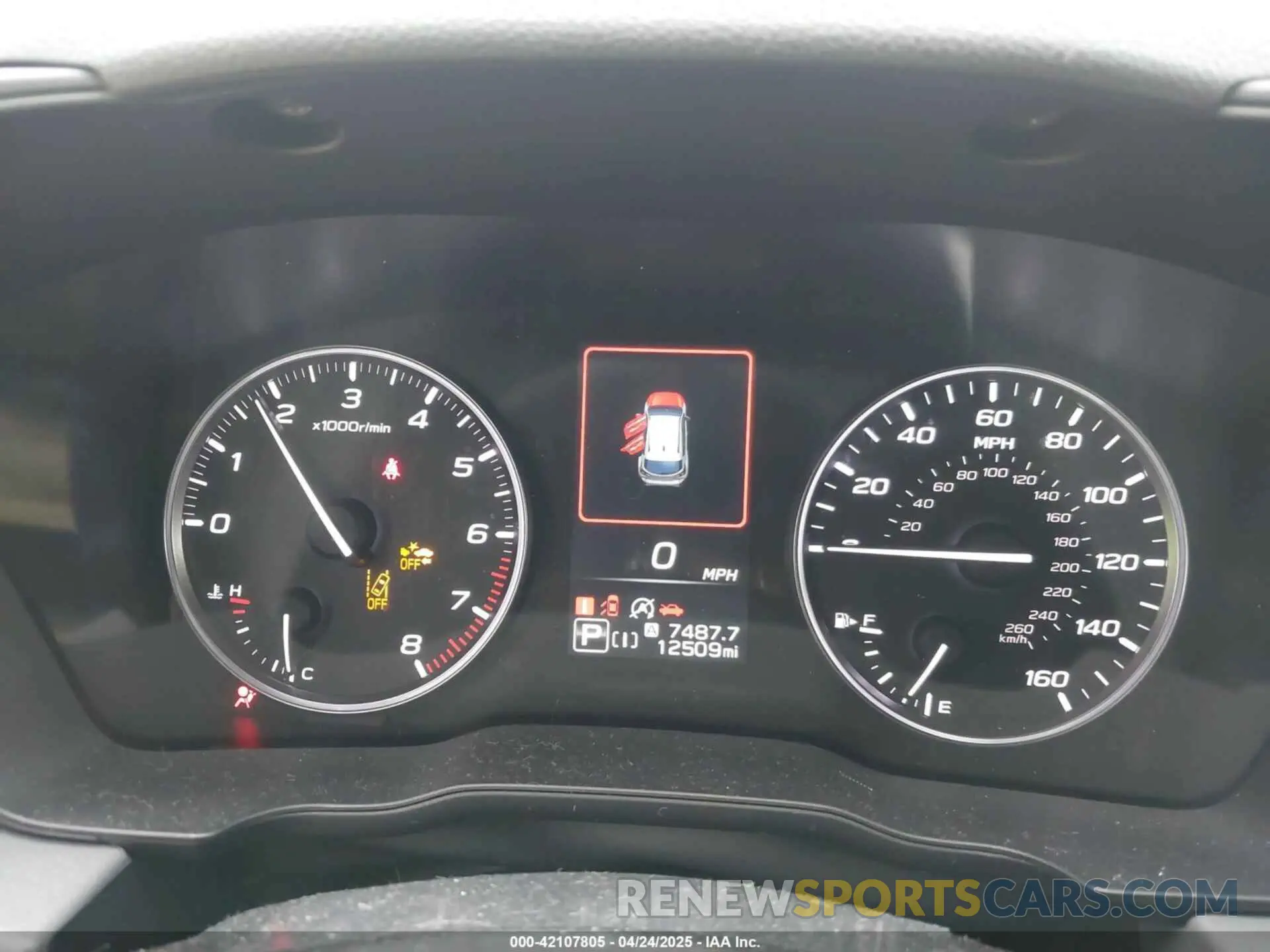 7 fotografías del automóvil dañado JF2GUADC0R8251789 SUBARU CROSSTREK 2024