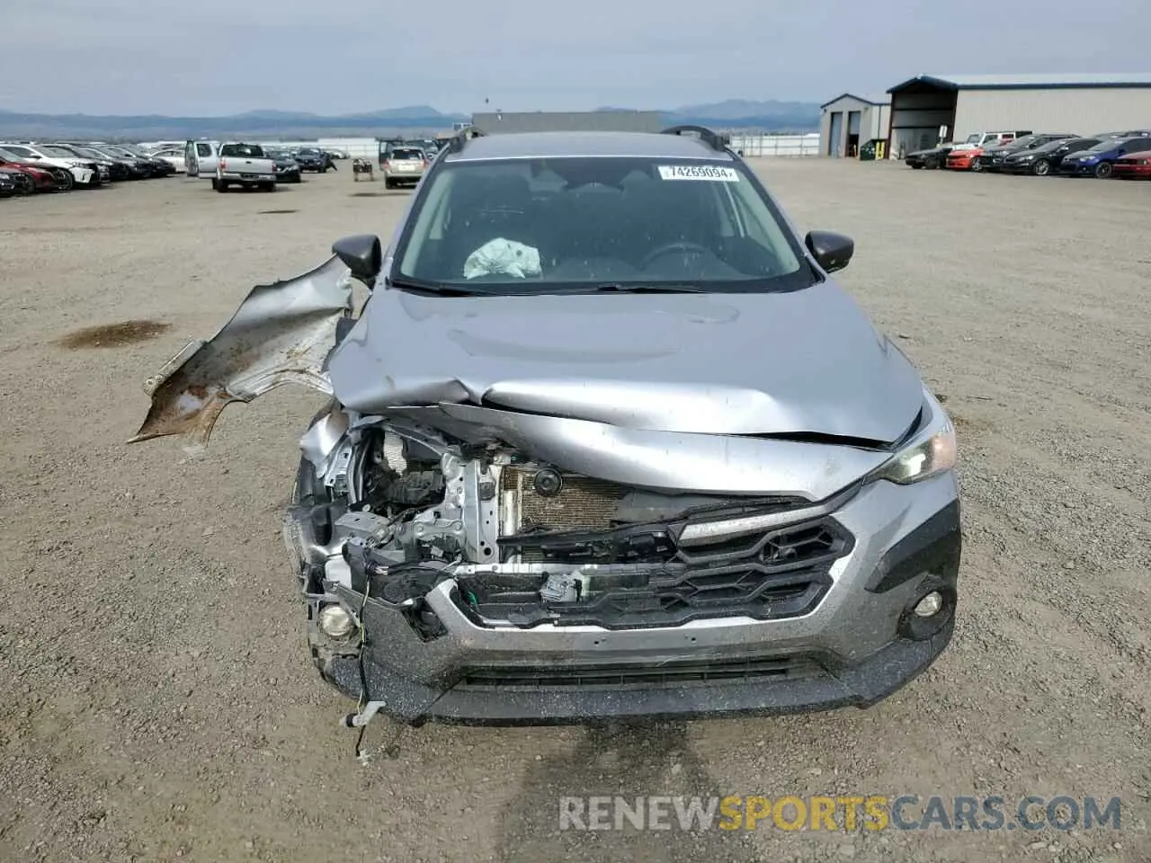 5 fotografías del automóvil dañado JF2GUADC0R8260332 SUBARU CROSSTREK 2024