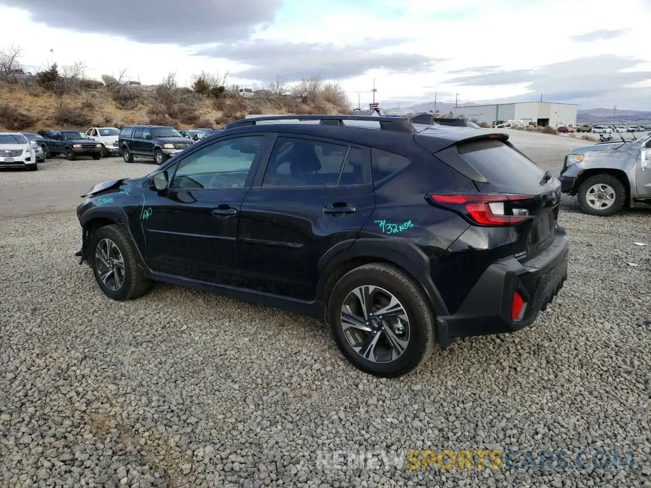 2 fotografías del automóvil dañado JF2GUADC0R8299194 SUBARU CROSSTREK 2024