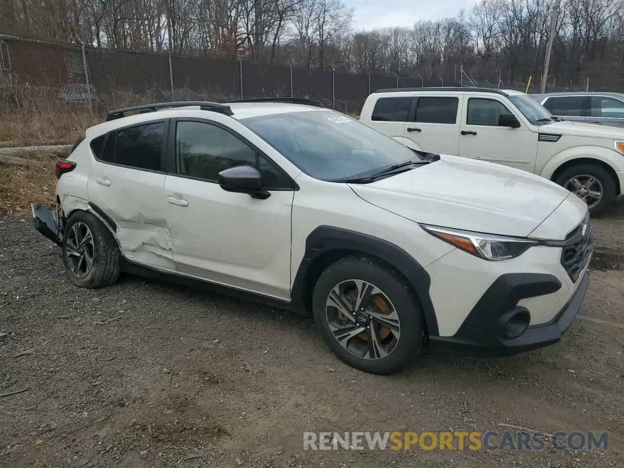 4 fotografías del automóvil dañado JF2GUADC0R8335109 SUBARU CROSSTREK 2024
