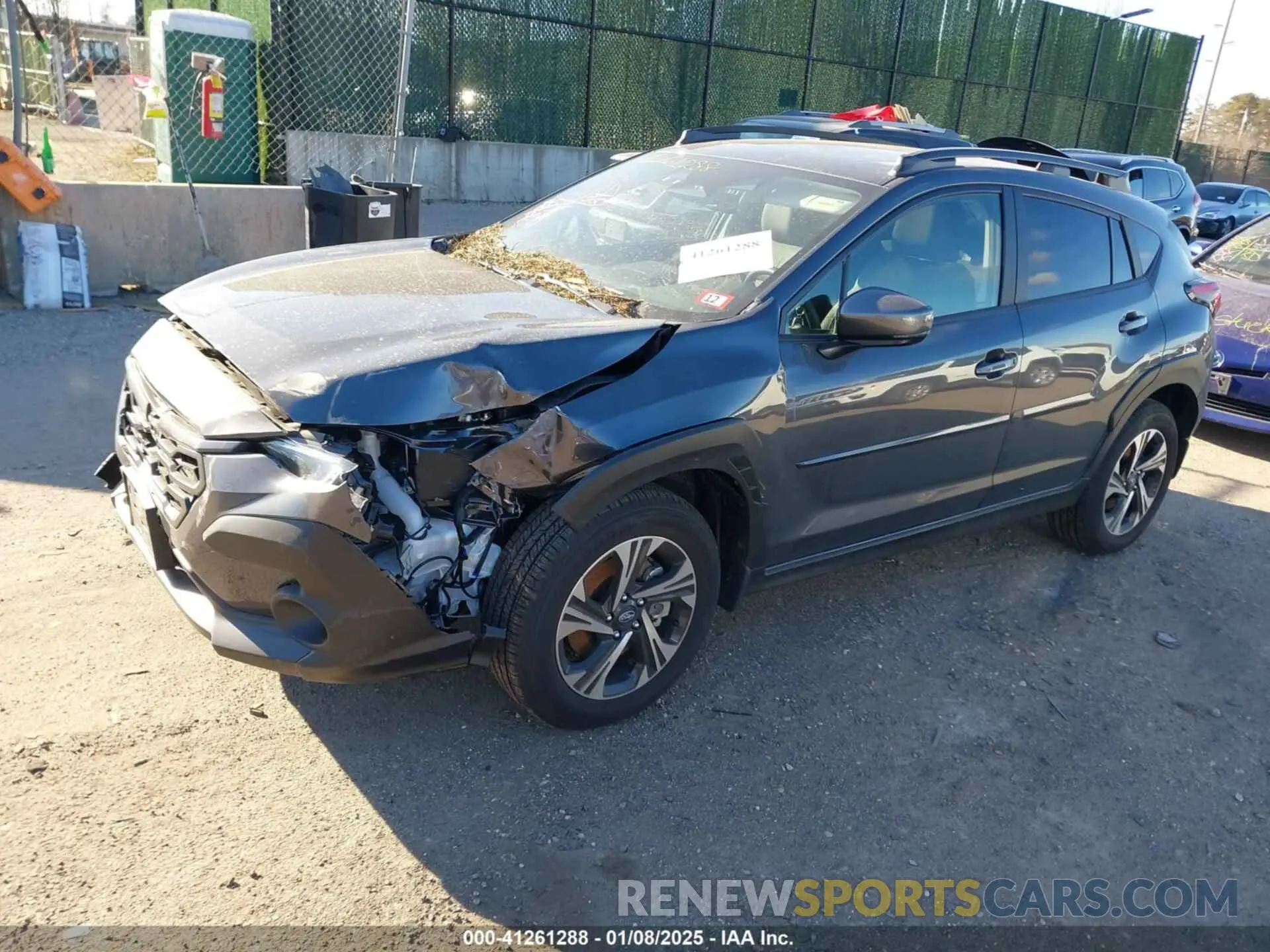 2 fotografías del automóvil dañado JF2GUADC0R8878167 SUBARU CROSSTREK 2024