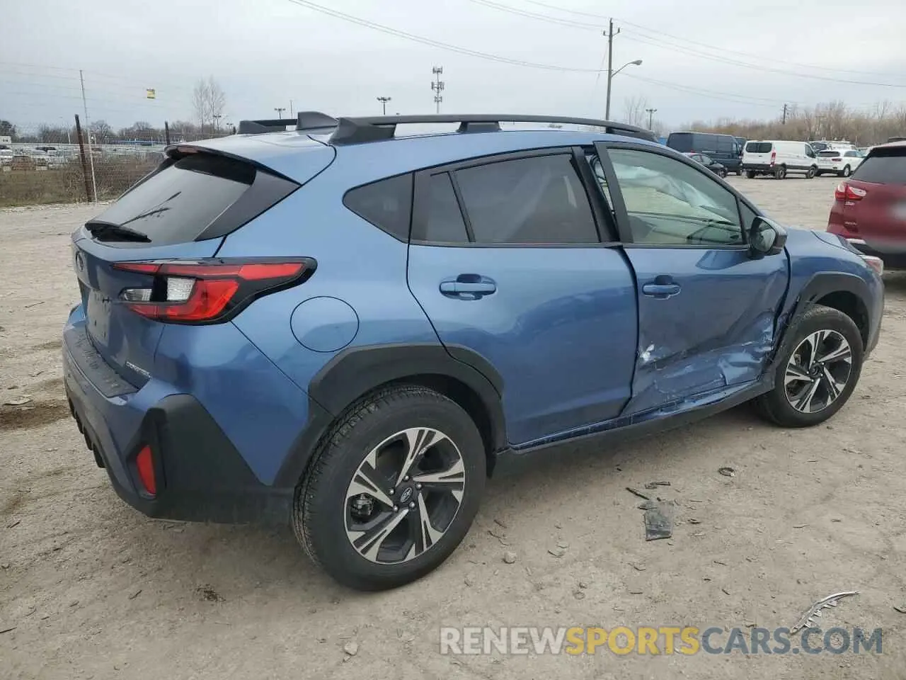 3 fotografías del automóvil dañado JF2GUADC0RH880257 SUBARU CROSSTREK 2024