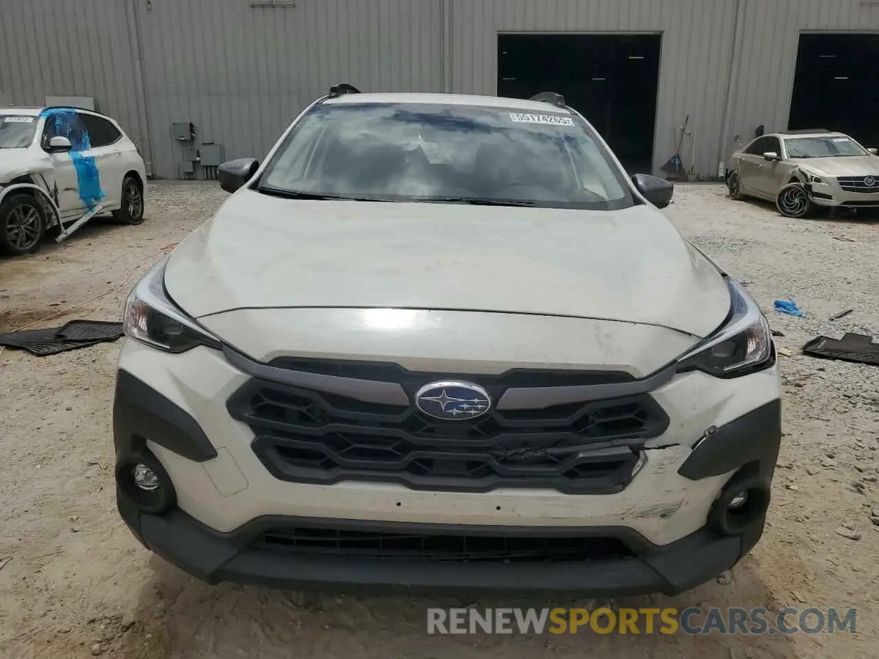 5 fotografías del automóvil dañado JF2GUADC1R8204884 SUBARU CROSSTREK 2024
