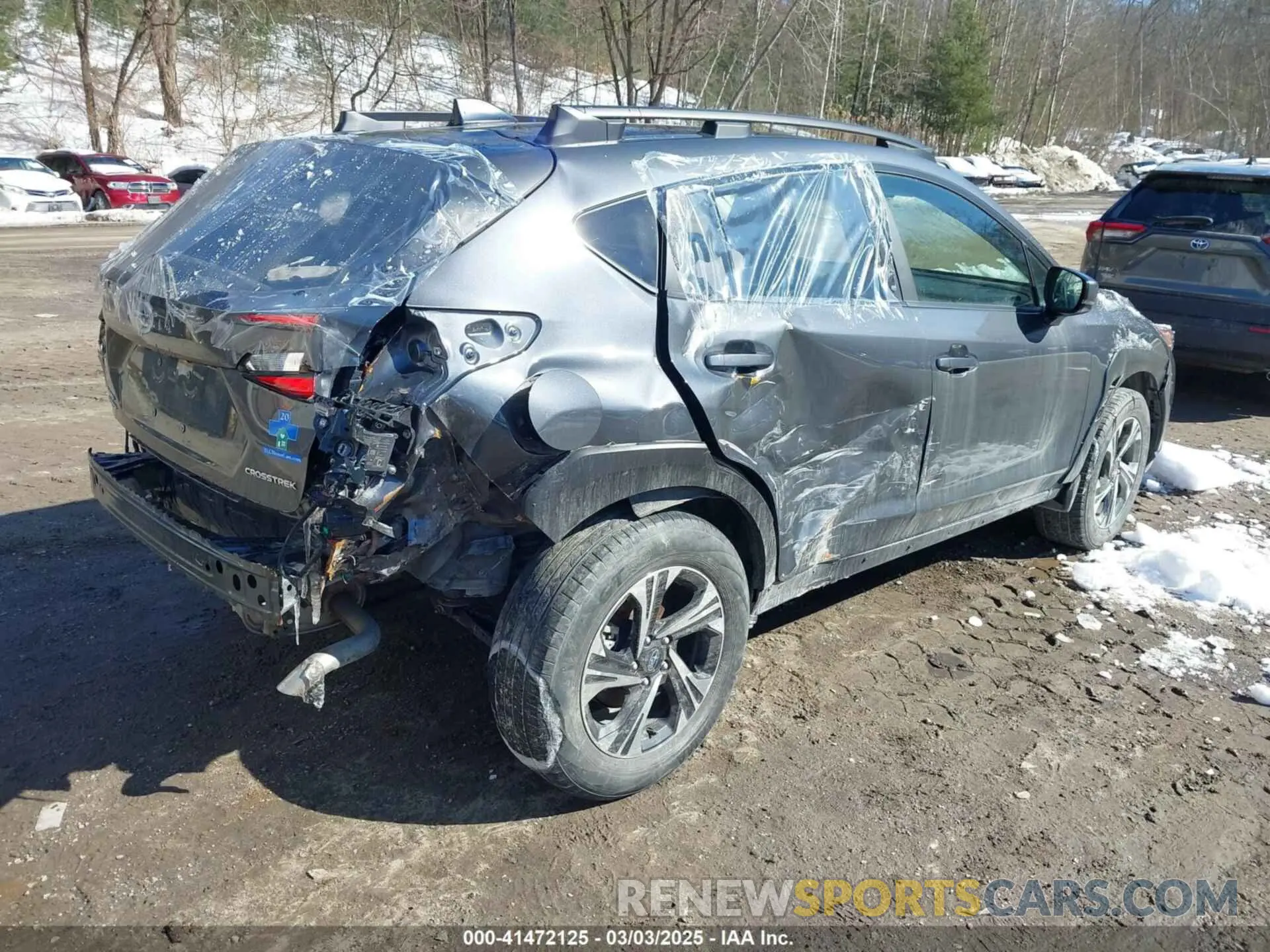 4 fotografías del automóvil dañado JF2GUADC1RH236122 SUBARU CROSSTREK 2024