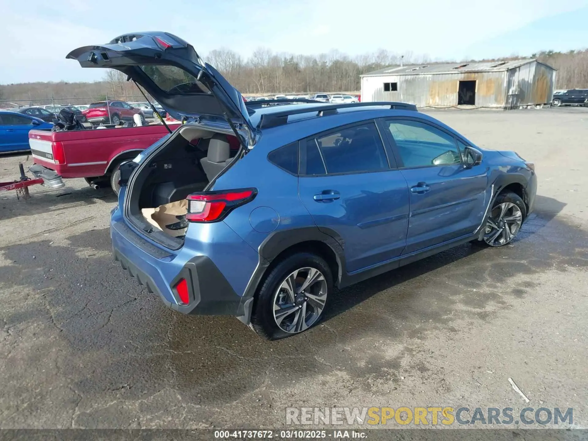 4 fotografías del automóvil dañado JF2GUADC1RH331974 SUBARU CROSSTREK 2024