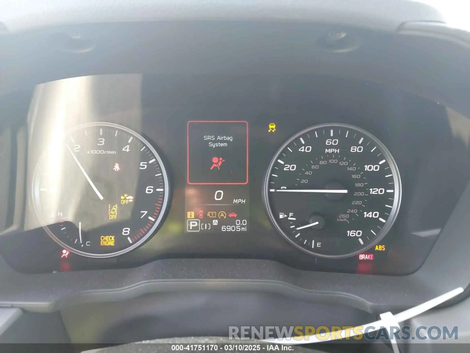 7 fotografías del automóvil dañado JF2GUADC1RH888769 SUBARU CROSSTREK 2024