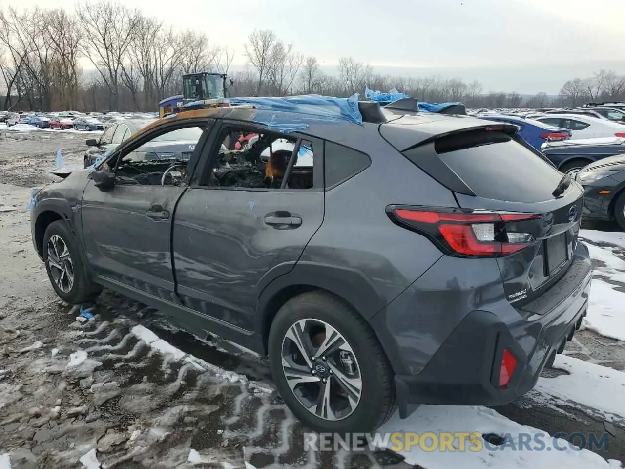 2 fotografías del automóvil dañado JF2GUADC2R8285345 SUBARU CROSSTREK 2024