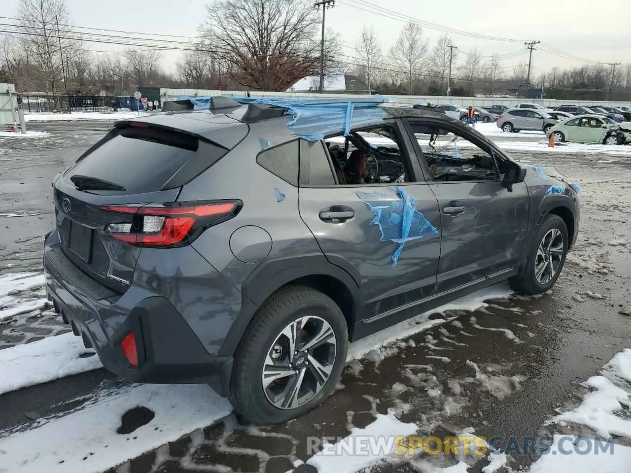 3 fotografías del automóvil dañado JF2GUADC2R8285345 SUBARU CROSSTREK 2024