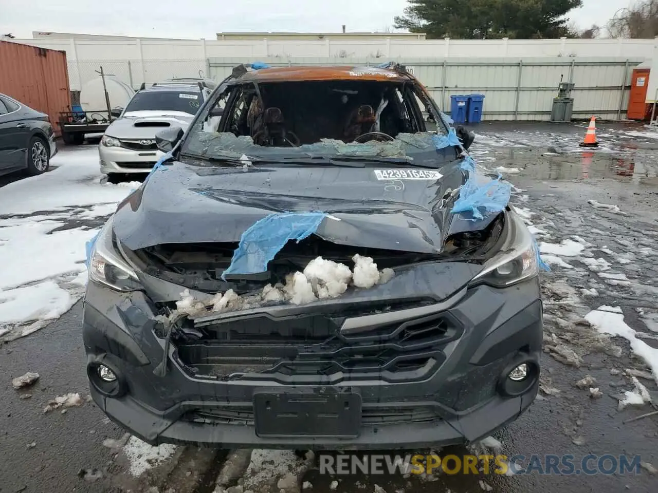 5 fotografías del automóvil dañado JF2GUADC2R8285345 SUBARU CROSSTREK 2024