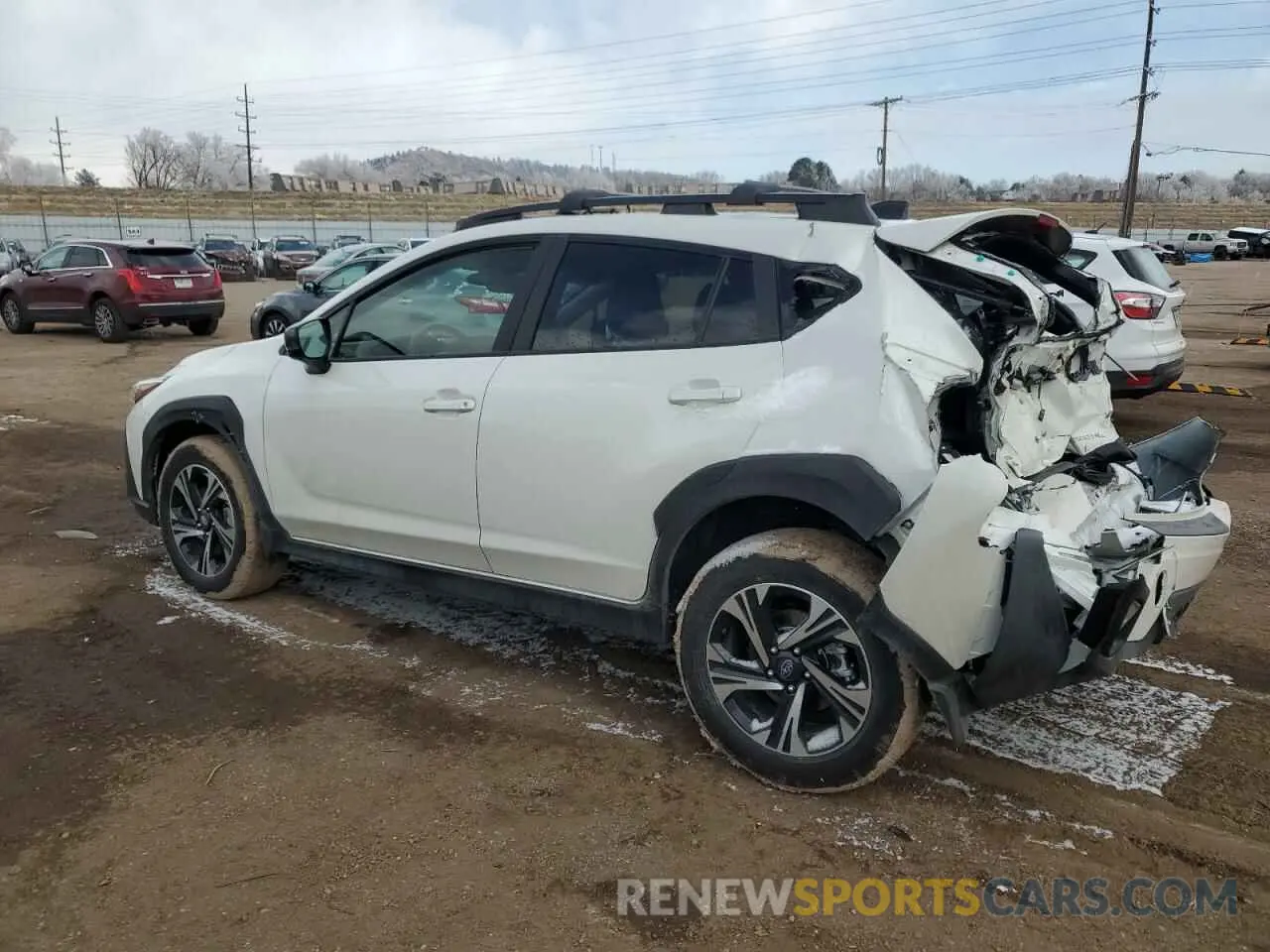 2 fotografías del automóvil dañado JF2GUADC2R8875495 SUBARU CROSSTREK 2024