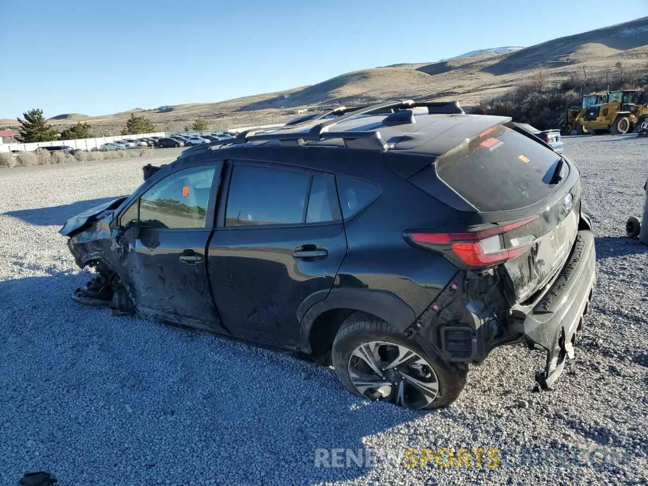 2 fotografías del automóvil dañado JF2GUADC2R8876128 SUBARU CROSSTREK 2024