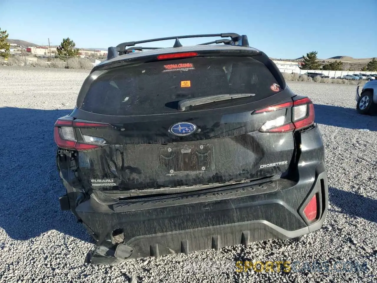 6 fotografías del automóvil dañado JF2GUADC2R8876128 SUBARU CROSSTREK 2024