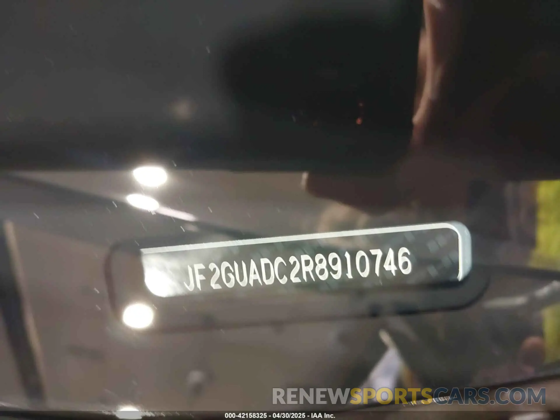 9 fotografías del automóvil dañado JF2GUADC2R8910746 SUBARU CROSSTREK 2024