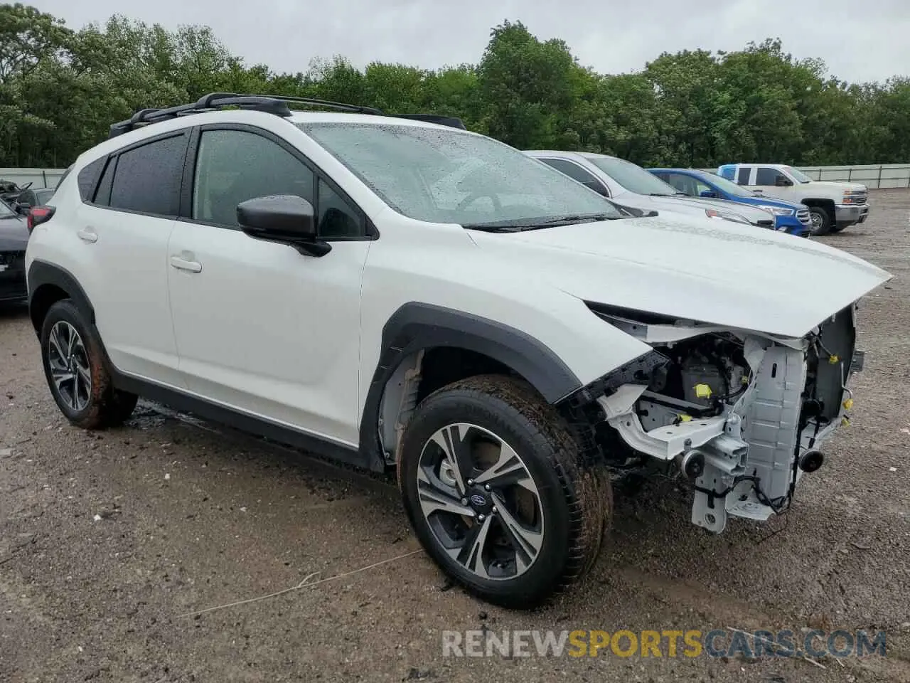 4 fotografías del automóvil dañado JF2GUADC2RH253043 SUBARU CROSSTREK 2024
